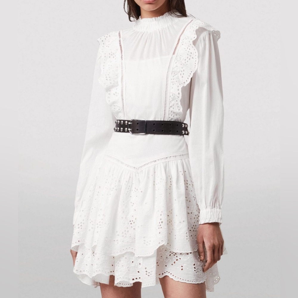 AllSaints Aislyn Broiderie dress